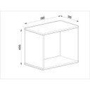 Ver imagem 3 de Conjunto para Quarto Infantil com Balcão Escrivaninha e Nichos Quitidá Quiditá