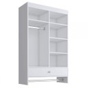 Ver imagem 2 de Closet Infantil Suspenso 1 Gaveta 84,5cmx135cmx35cm Linha Kids Quiditá