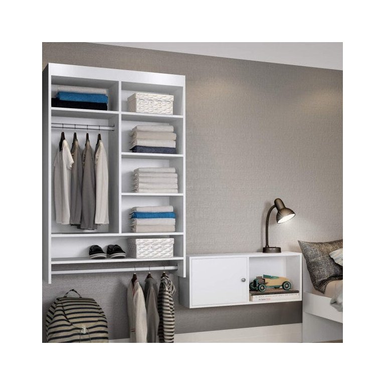 Closet Suspenso sem Gaveta 84,5cmx135cmx35cm Linha Kids Quiditá