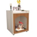 Ver imagem 5 de Mesa de Cabeceira Casinha de Cachorro/gato Pet Off White Freijomo