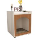 Ver imagem 7 de Mesa de Cabeceira Casinha de Cachorro/gato Pet Off White Freijomo