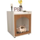 Ver imagem 4 de Mesa de Cabeceira Casinha de Cachorro/Gato Pet Off White Freijomo