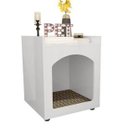 Ver imagem 2 de Mesa de Cabeceira Casinha de Cachorro/Gato Pet Brancomo
