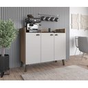 Ver imagem 3 de Aparador Buffet Moderno para Sala de Estar com Pés Ay