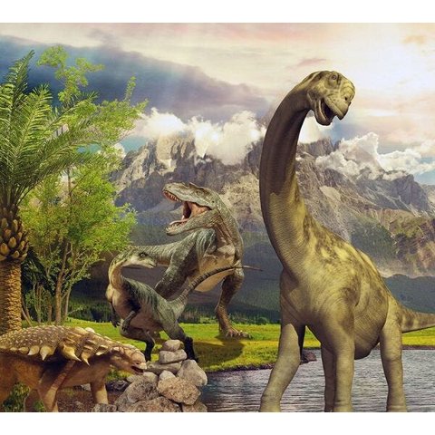 Papel de Parede Adesivo Infantil Dinossauros