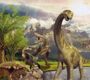 Ver imagem 1 de Papel de Parede Adesivo Infantil Dinossauros