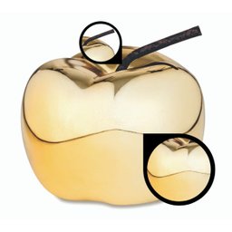 MACA DOURADA EM CERÂMICA - 2