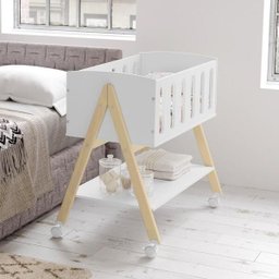 Mini Berço Sissi Matic Branco Natural 61366 Quarto Bebê - 1