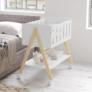 Mini Berço Sissi Matic Branco Natural 61366 Quarto Bebê