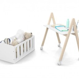 Mini Berço Sissi Matic Branco Natural 61366 Quarto Bebê - 4