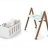 Mini Berço Sissi Matic Branco Eco Wood 61360 Quarto Bebê - 4