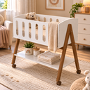 Ver imagem 1 de Mini Berço Sissi Matic Branco Eco Wood 61360 Quarto Bebê