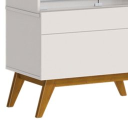 Cristaleira Classic 1 Gaveta Imcal 22911 Off White Sala - 2