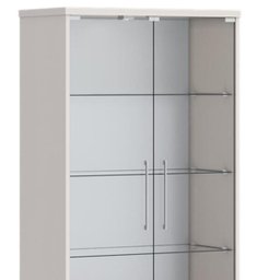 Cristaleira Classic 1 Gaveta Imcal 22911 Off White Sala - 3