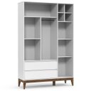 Ver imagem 4 de Guarda-Roupa Roupeiro Nature Clean 3 Portas Matic Branco Eco Wood 70466 Bebe