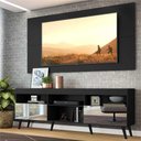 Ver imagem 3 de Rack com Painel TV 65" Retrô com Espelho Flórida Multimóveis V3138