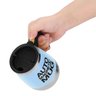 Caneca Misturadora Automática Stirring Mug 400ml Copo Elétrico Mixer Magnético - Azul Claro - 3