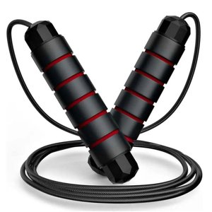 Corda de Pular Ajustável 2,8m Resistente Fitness Academia Treino Funcional Preto