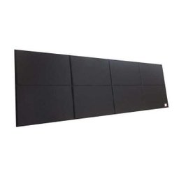 Cabeceira Cama Box Queen 8 Blocos Alce Couch Linho Chumbo 160cm - 1