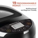 Ver imagem 2 de Elite Gourmet Ebm8103b Máquina de Pão Programável 2l Preto