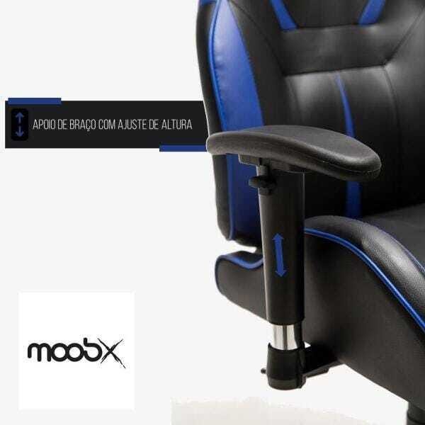 Mesa Gamer xp Preto + Cadeira Gamer Moobx Fire - 9