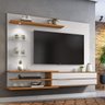 Painel para Tv até 60 Polegadas 180cm Off White/freijó Trend com Lâmpada Led - 1