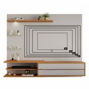 Ver mais imagens de Painel para Tv Notável Nt1115 1,80m até 60” Off White Freijó
