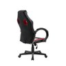 Cadeira Gamer Royale Preto, Branco e Vermelho com Regulagem de Altura - 5