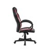 Cadeira Gamer Royale Preto, Branco e Vermelho com Regulagem de Altura - 2