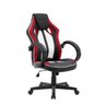 Cadeira Gamer Royale Preto, Branco e Vermelho com Regulagem de Altura - 3