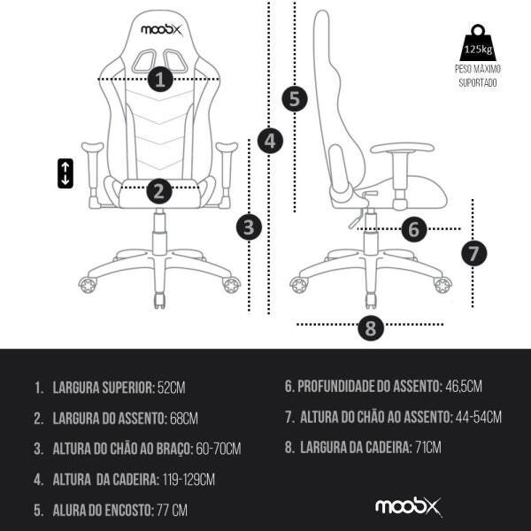 Cadeira Gamer Moobx Fire - 6