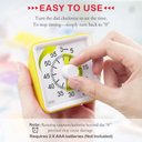 Ver imagem 2 de Secura Timer Visual de 60 Minutos para Sala de Aula e Estudo (amarelo)