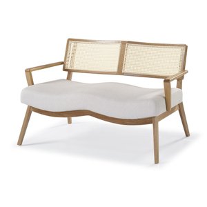 Sofá Duque 2 Lugares - 0029 Mmj-nc Nc-amendoa Nc-189a Chic