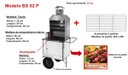 Ver imagem 2 de Carrinho de Churrasco Branco Simples com Rodas Pneumáticas