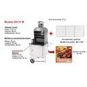 Ver imagem 2 de Carrinho de Churrasco Branco Simples com Rodas Maciças