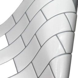 Painel Adesivo 3D Revestimento Parede Cinza Ceramica DIY - 6