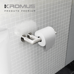 Kit Acessórios Para Banheiros 4 Peças Inox - Kromus Kitme4a - 8