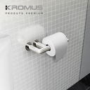 Ver mais imagens de Kit Acessórios Para Banheiros 4 Peças Inox - Kromus Kitme4a