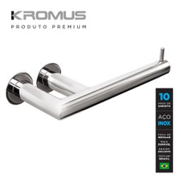 Kit Acessórios Para Banheiros 4 Peças Inox - Kromus Kitme4a - 4