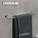 Ver imagem 2 de Kit Acessórios para Banheiros 4 Peças Inox - Kromus KITME4A