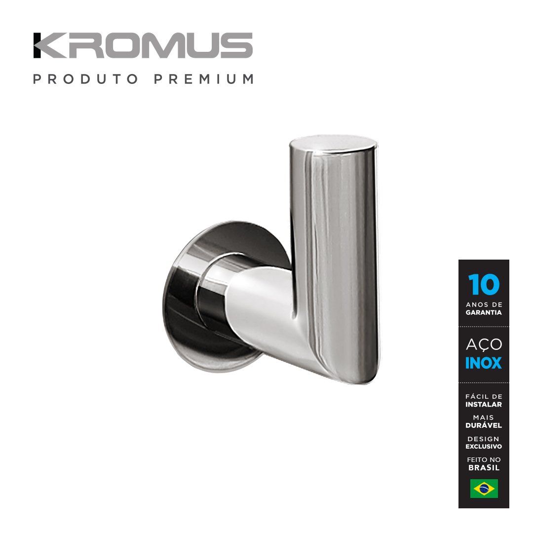 Kit Acessórios Para Banheiros 4 Peças Inox - Kromus Kitme4a - 3