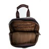 Mochila Executiva de Lona e Couro Legitimo:Marinho - 13