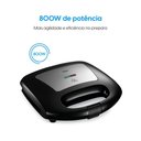 Ver imagem 2 de Sanduicheira Elgin Best Time 2 em 1 Grill 800W com Chapas Duplas 220V
