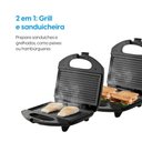 Ver imagem 3 de Sanduicheira Elgin Best Time 2 em 1 Grill 800W com Chapas Duplas 220V