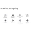 Ver imagem 7 de Cama Box King: Colchão Molas Herval Maxspring Istambul + Base Crc Suede Bege(193x203)