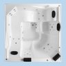 Spa Ilhéus 2,00 x 2,00 x 0,93 Cor:Branca - Gel Coat - Acionador Pneumático - 5 Travesseiros - 110v - 1