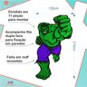 Personagem Gigante Montável para paredes - Hulk 2,15m - 4