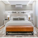 Ver imagem 2 de Sonhos se realizam 1,50x0,14m LETTERING em Madeira MDF Aplique de Parede - Branco