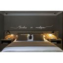 Ver imagem 1 de Sonhos se realizam 1,50x0,14m LETTERING em Madeira MDF Aplique de Parede - Branco