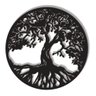 Mandala Árvore 40x40cm em Madeira MDF Aplique de Parede - 2